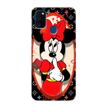 Чехол Disney Mouse Samsung Galaxy M30s (M307) (PREMIUMPrint) (Минни Маус ЛВ)