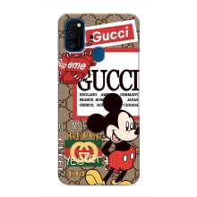 Чехол Disney Mouse Samsung Galaxy M30s (M307) (PREMIUMPrint) (Стильный Микки)