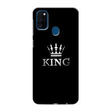 Чехол с Короной Самсунг М30с - (AlphaPrint) (KING)