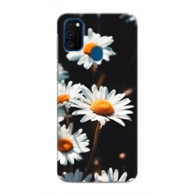 Чехол с ромашками на Samsung Galaxy M30s (M307) (Белые ромашки)