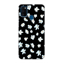 Чехол с ромашками на Samsung Galaxy M30s (M307) (Маленькие ромашки)