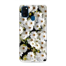 Чехол с ромашками на Samsung Galaxy M30s (M307) (Рамка в ромашках)