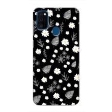 Чохли з тематикою "КВІТИ" на Samsung Galaxy M30s (M307) (цвітіння на чорному)