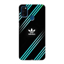 Чехлы Адидас для Samsung Galaxy M31 (AlphaPrint) (Адидас с полосами)