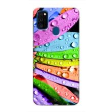 Чехлы (ART) Цветы на Samsung Galaxy M31 (VPrint) (Семицветик)