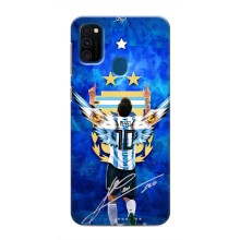 Чехлы для Samsung Galaxy M31 (Leo чемпион) (AlphaPrint) (Месси сборная)
