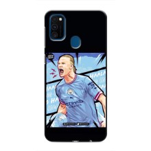Чехлы с футболистом Ерлинг Холанд для Samsung Galaxy M31 (AlphaPrint) (гол Эрлинг Холланд)