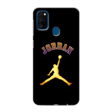 Чехлы для Samsung Galaxy M31 - с картинкой JORDAN (AlphaPrint) (Jordan Gold)