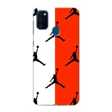 Чехлы для Samsung Galaxy M31 - с картинкой JORDAN (AlphaPrint) (Лого Джордан)