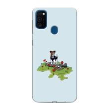 Чехлы с картинкой собаки Патрон для Samsung Galaxy M31 (AlphaPrint) (Сапер Пес)
