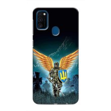 Чехлы с картинкой ЗСУ для Samsung Galaxy M31 (AlphaPrint) (Солдат ЗСУ)