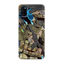 Чехлы с картинкой ЗСУ для Samsung Galaxy M31 (AlphaPrint) (Воин ВСУ)