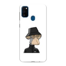 Чехлы с Обезьянами NFT для Samsung Galaxy M31 (AlphaPrint) (обезьяна NFT Adidas)