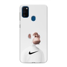 Чехлы с Обезьянами NFT для Samsung Galaxy M31 (AlphaPrint) (обезьяна NFT Nike)