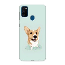 Чехлы с собаками для Samsung Galaxy M31 (VPrint) (Корги)