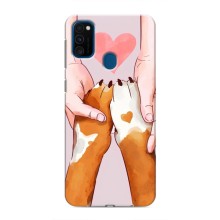 Чехлы с собаками для Samsung Galaxy M31 (VPrint) (Любовь к собакам)