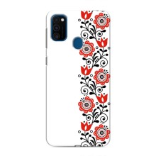 Чохол для Патріота України Samsung Galaxy M31 - (AlphaPrint) (Яскрава вишиванка)