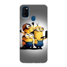 Чехол для Ребёнка на Самсунг М31 (VPrint) – Три миньона