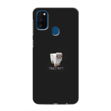 Чехол Майнкрафт на Samsung Galaxy M31 (AlphaPrint) Minecraft (Овечка Майнкрафт)