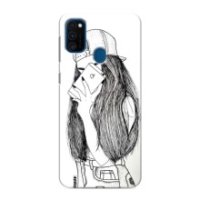 Чехол с печатью для Samsung Galaxy M31 - (Мода) (AlphaPrint) (Фото девочки)