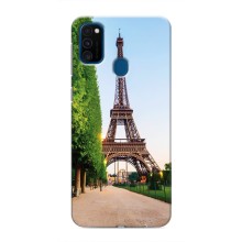 Чехол Эйфелева Башня для Samsung Galaxy M31 - (AlphaPrint) (Дорога в Париж)
