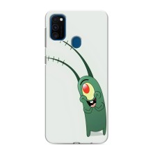 Чохол з картинкою "Одноокий Планктон" на Samsung Galaxy M31 (Милий Планктон)