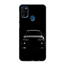 Чехол для Самсунг М31 - с принтом БМВ (AlphaPrint) (Машина BMW)