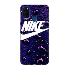Чехол для Samsung Galaxy M31 - с принтом Найк (AlphaPrint) (Найк принт)