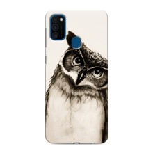 Чехол с птицами на Samsung Galaxy M31 (VPrint) (Сова)