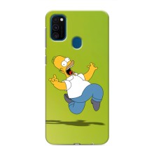 Чехол с Симпсонами для Samsung Galaxy M31 (VPrint) (Гомер Симпсон)