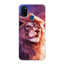 Чехол со Львом для Samsung Galaxy M31 (VPrint) (Красочный Лев)
