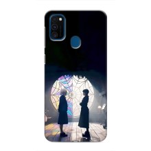 Чехлы Венсдей на Samsung Galaxy M31 Уэнсдей (AlphaPrint) (Уэнздей и Инид)