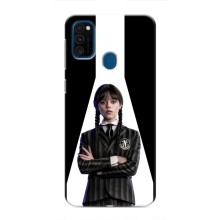 Чехлы Венсдей на Samsung Galaxy M31 Уэнсдей (AlphaPrint) (W-Wednesday)
