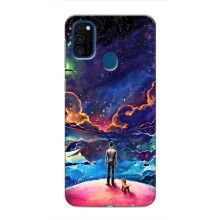 Космические Чехлы для Самсунг М31 (VPrint) (Галактический вид)