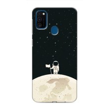 Космические Чехлы для Самсунг М31 (VPrint) (На луне)