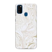 Мраморный чехол на Samsung Galaxy M31 (VPrint) (Белый мрамор)