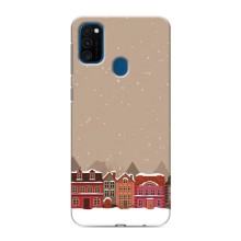 Новогодние, Праздничные Чехлы для Samsung Galaxy M31 - 2024 год (Зимний город)