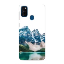 Силиконовый чехол с КАРТИНКАМИ лето для Samsung Galaxy M31 (AlphaPrint) (Гори)
