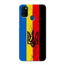 Украинские Чехлы для Samsung Galaxy M31 с картинкой УПА (AlphaPrint) (Флаг УПА)