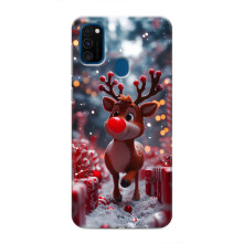 Яскравий чохол для Samsung Galaxy M31 з Зимові Оленята – Олень серед подарунків