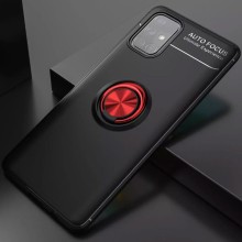 TPU чехол Deen ColorRing под магнитный держатель (opp) для Samsung Galaxy M31s – Черный