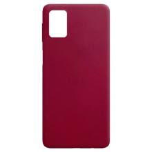 Силиконовый чехол Candy для Samsung Galaxy M31s – Бордовый