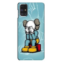 Чехлы для Samsung Galaxy M31s - Bearbrick Louis Vuitton (PREMIUMPrint) (Плач Bearbrick)