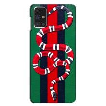 Чехлы ГУЧЧИ для Самсунг М31с (AlphaPrint) (Gucci змия)