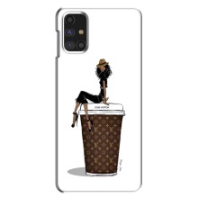 Чохли Луі Вітон для Samsung Galaxy M31s (AlphaPrint - LOUIS VUITTON) (кава LOUIS VUITTON)