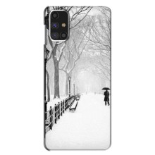 Чехлы на Новый Год Samsung Galaxy M31s – Снегом замело