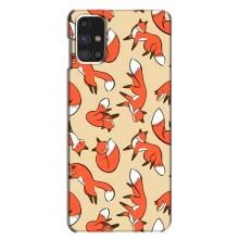Чехлы с картинкой Лисички для Samsung Galaxy M31s (VPrint) (Лисички)