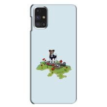 Чехлы с картинкой собаки Патрон для Samsung Galaxy M31s (AlphaPrint) (Сапер Пес)