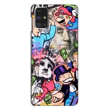 Чехлы с крутыми принтами для Samsung Galaxy M31s - (PREMIUMPrint) (Monopoly man)