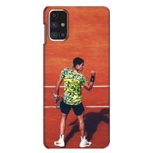 Чехлы с принтом Спортивная тематика для Samsung Galaxy M31s – Алькарас Теннисист